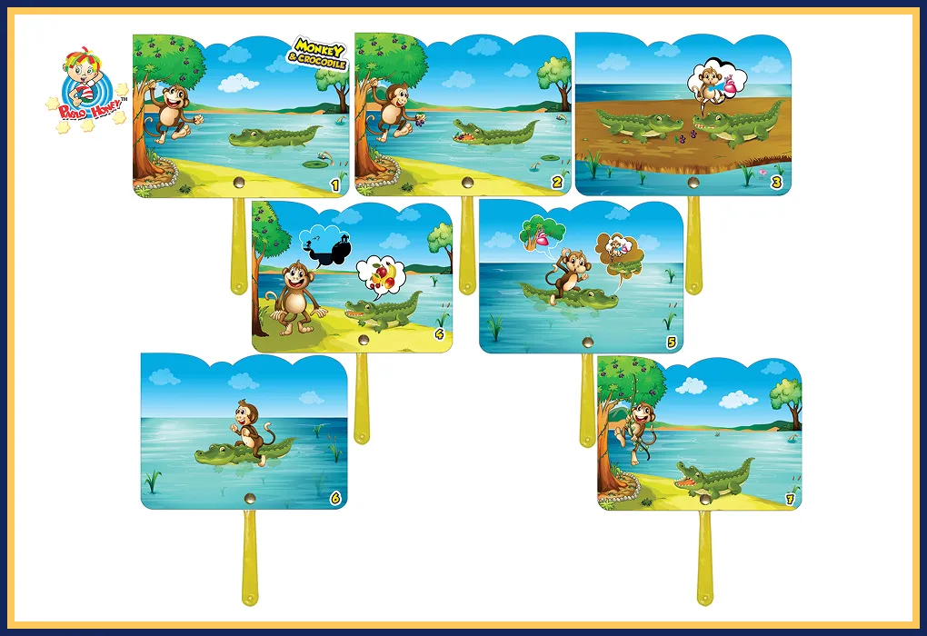 Monkey & Crocodile