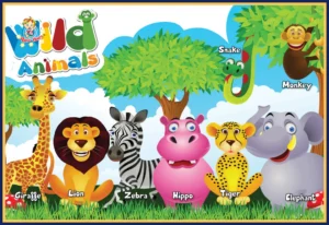 Wild Animals (Display Board)